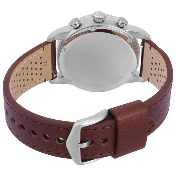 NWT Authentic Fossil Sport Tourer Chronograph Quartz White Dial Men's Watch - Picture 3 of 3